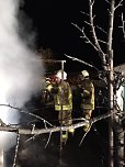Gartenlaubenbrand in Ro&szlig;leben (Foto: FFW Ro&szlig;leben, Voigt, Fellendorf    )