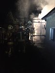 Gartenlaubenbrand in Ro&szlig;leben (Foto: FFW Ro&szlig;leben, Voigt, Fellendorf    )