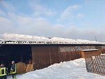 Scheunendach drohte einzubrechen (Foto: S. Dietzel) Scheunendach drohte einzubrechen (Foto: S. Dietzel)