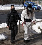 Unterwegs zum Haftrichtertermin im Amtsgericht (Foto: S.Dietzel)