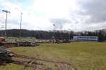 Ausblick über die abgerissene Tribüne (Foto: oas) Ausblick über die abgerissene Tribüne (Foto: oas)