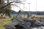 Ausblick über die abgerissene Tribüne (Foto: oas) Ausblick über die abgerissene Tribüne (Foto: oas)