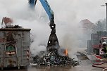Containerbrand in Sondershausen (Foto: Silvio Dietzel) Containerbrand in Sondershausen (Foto: Silvio Dietzel)
