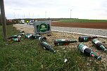 Unfallflucht und verlorene Ladung auf der B4 (Foto: S. Dietzel) Unfallflucht und verlorene Ladung auf der B4 (Foto: S. Dietzel)