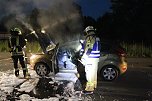 Fahrzeugbrand in Sondershausen (Foto: Silvio Dietzel)