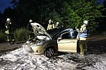 Fahrzeugbrand in Sondershausen (Foto: Silvio Dietzel)