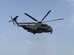 Bundeswehrhubschrauber &uuml;ber Sondershausen (Foto: S. Dietzel)