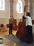 Kontrabasskurs Landesmusikakademie Th&uuml;ringen (Foto: Karin Kie&szlig;ling)
