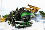 Hoher Sachschaden nach Brand an Großhäcksler (Foto: Silvio Dietzel) Hoher Sachschaden nach Brand an Großhäcksler (Foto: Silvio Dietzel)