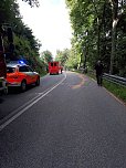 Folgenschwerer Motorradunfall im Kyffh&auml;user (Foto: Feuerwehr Bad Frankenhausen/SD)