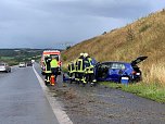 Unfall auf der A38 (Foto: Freiwillige Feuerwehr Landgemeinde Stadt Heringen/ Helme , SD)