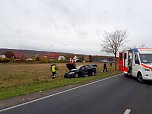 Unfall heute Nachmittag (Foto: Feuerwehr Bad Frankenhausen/SD)