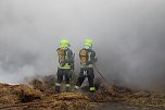 Strohballenbrand in Niedertopfstedt (Foto: S.Dietzel)