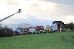 Strohballenbrand in Niedertopfstedt (Foto: S.Dietzel)