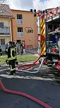 K&uuml;chenbrand in Bad Frankenhausen (Foto: Feuerwehr Bad Frankenhausen/Silvio Dietzel)