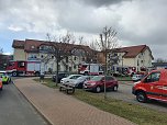 K&uuml;chenbrand in Bad Frankenhausen (Foto: Feuerwehr Bad Frankenhausen/Silvio Dietzel)