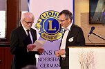 30-j&auml;hriges Jubil&auml;um des LIONS Clubs Sondershausen - v.l. Dr. Klaus Buchmann; Govenors Christoph K.Engel (Foto: Eva Maria Wiegand)