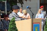 Feierliche Vereidigung von 71 Bundeswehrsoldaten und Soldatinnen auf dem Sondersh&auml;user Marktplatz (Foto: Eva Maria Wiegand)