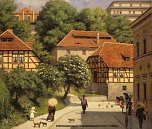 Historische Bild von der Oberen Poststrasse in Sondershausen (Foto: Schlossmuseum - R&ouml;ttig)