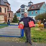 Landtagsabgeordneter Stefan Schard (CDU) tourte mit Weihnachtskalendern durch den Kyffhäuserkreis und beschenkte die Kindergartenkinder (Foto: S. Schard) Landtagsabgeordneter Stefan Schard (CDU) tourte mit Weihnachtskalendern durch den Kyffhäuserkreis und beschenkte die Kindergartenkinder (Foto: S. Schard)