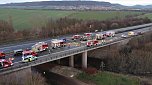 Tragischer Unfall auf der A 38 (Foto: S.Dietzel)
