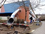 Sicherheitsrutschen montiert (Foto: Karl-Heinz Herrmann)
