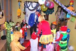 Sogar der echte Faschingsprinz vom ECV, Sebastian I., feierte mit beim Kinderfasching in der Kindervilla Bad Frankenhausen (Foto: Katrin Milde)
