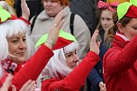 Ausgelassen und fr&ouml;hlich feierten die Menschen am Rosenmontag in Sondershausen (Foto: Eva Maria Wiegand)