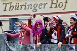 Ein bunter Karnevalszug zog sich am Rosenmontag durch Sondershausen (Foto: Eva Maria Wiegand)