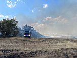 Brand eines Feldes bei Reinsdrof (Foto: S.Dietzel)