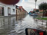 Schäden der Unwetter gestern und heute Morgen (Foto: Feuerwehr) Schäden der Unwetter gestern und heute Morgen (Foto: Feuerwehr)