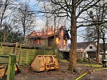 Brand und L&ouml;scharbeiten in Heldrungen (Foto: S. Dietzel)