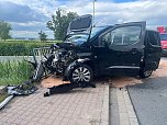 Verkehrsunfall in Heldrungen (Foto: S. Dietzel)
