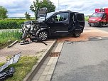 Verkehrsunfall in Heldrungen (Foto: S. Dietzel)