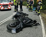 Bikerunfall am Kyffhäuser (Foto: Feuerwehr/S.Dietzel) Bikerunfall am Kyffhäuser (Foto: Feuerwehr/S.Dietzel)