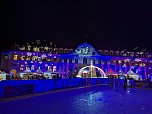 Lichterglanz im Sondersh&auml;user Schlosshof (Foto: Janine Skara)