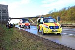 Unfall auf der A38 heute Nachmittag (Foto: Silvio Dietzel) Unfall auf der A38 heute Nachmittag (Foto: Silvio Dietzel)