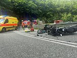 Bikerunfall auf der B85 (Foto: Feuerwehr Kelbra) Bikerunfall auf der B85 (Foto: Feuerwehr Kelbra)