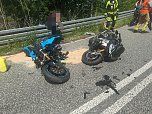Bikerunfall auf der B85 (Foto: Feuerwehr Kelbra) Bikerunfall auf der B85 (Foto: Feuerwehr Kelbra)
