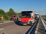 Schwerer Unfall auf der A38 (Foto: S. Dietzel)