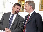 Christian Wulff 2009 in Sondershausen (Foto: Karl-Heinz Herrmann)