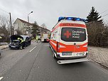 Unfall in Sondershausen.  (Foto: Silvio Dietzel)