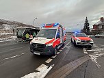 Schwerer Unfall in Sondershausen (Foto: S. Dietzel)