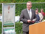 Symbolischer Spatenstich (Foto: Karl-Heinz Herrmann)