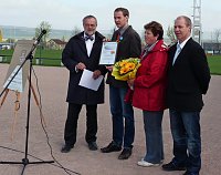 Bild: Einweihung Solaranlage