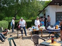 Spaß beim Anbaden Bild: Spaß beim Anbaden