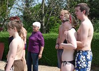 Spaß beim Anbaden Bild: Spaß beim Anbaden