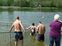 Spaß beim Anbaden Bild: Spaß beim Anbaden