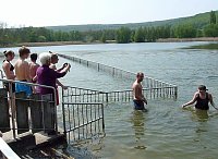 Spaß beim Anbaden Bild: Spaß beim Anbaden