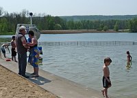 Spaß beim Anbaden Bild: Spaß beim Anbaden